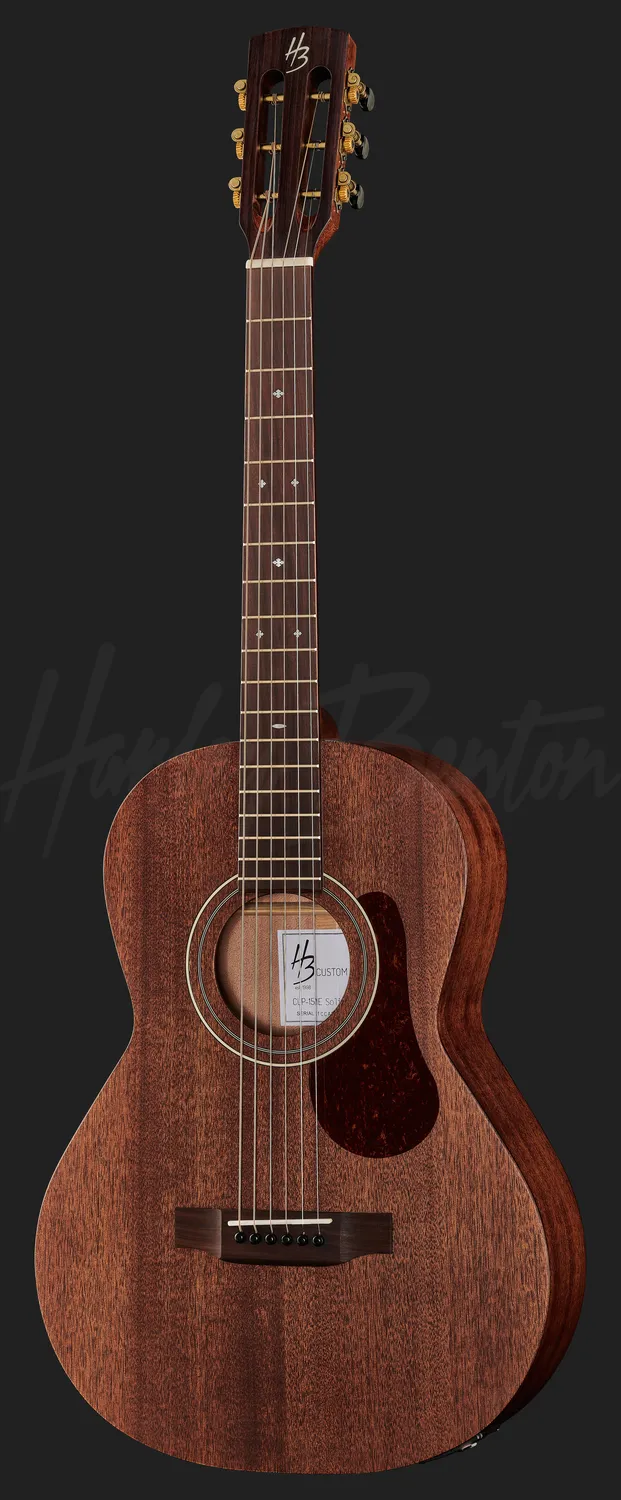 Harley Benton CLP-15ME Parlor-Gitarre Vollmahagoni Tonabnehmer