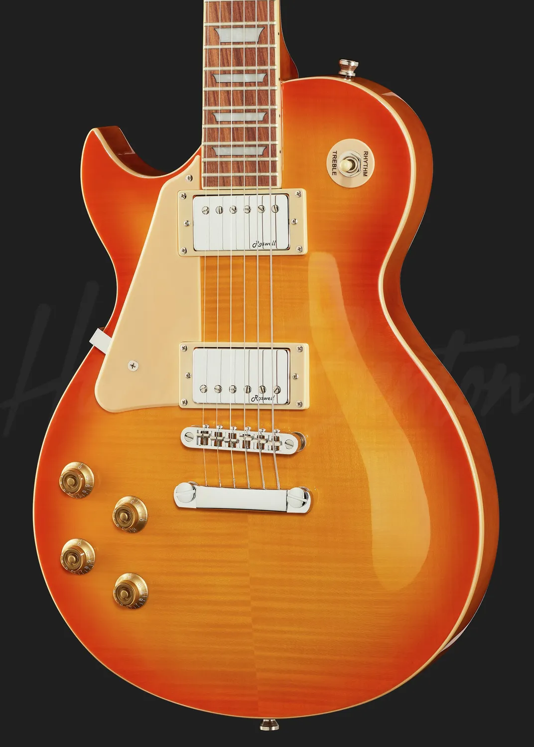 Harley Benton SC-450Plus LH E-Gitarre Honey Burst Linkshänder