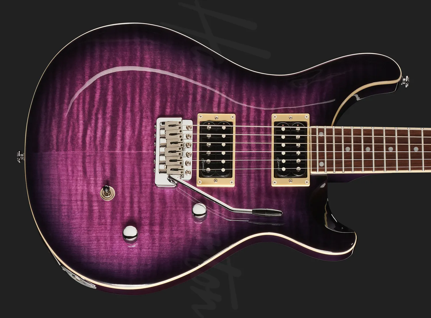 Harley Benton Deluxe CST-24T E-Gitarre Purple Burst 24 Bünde