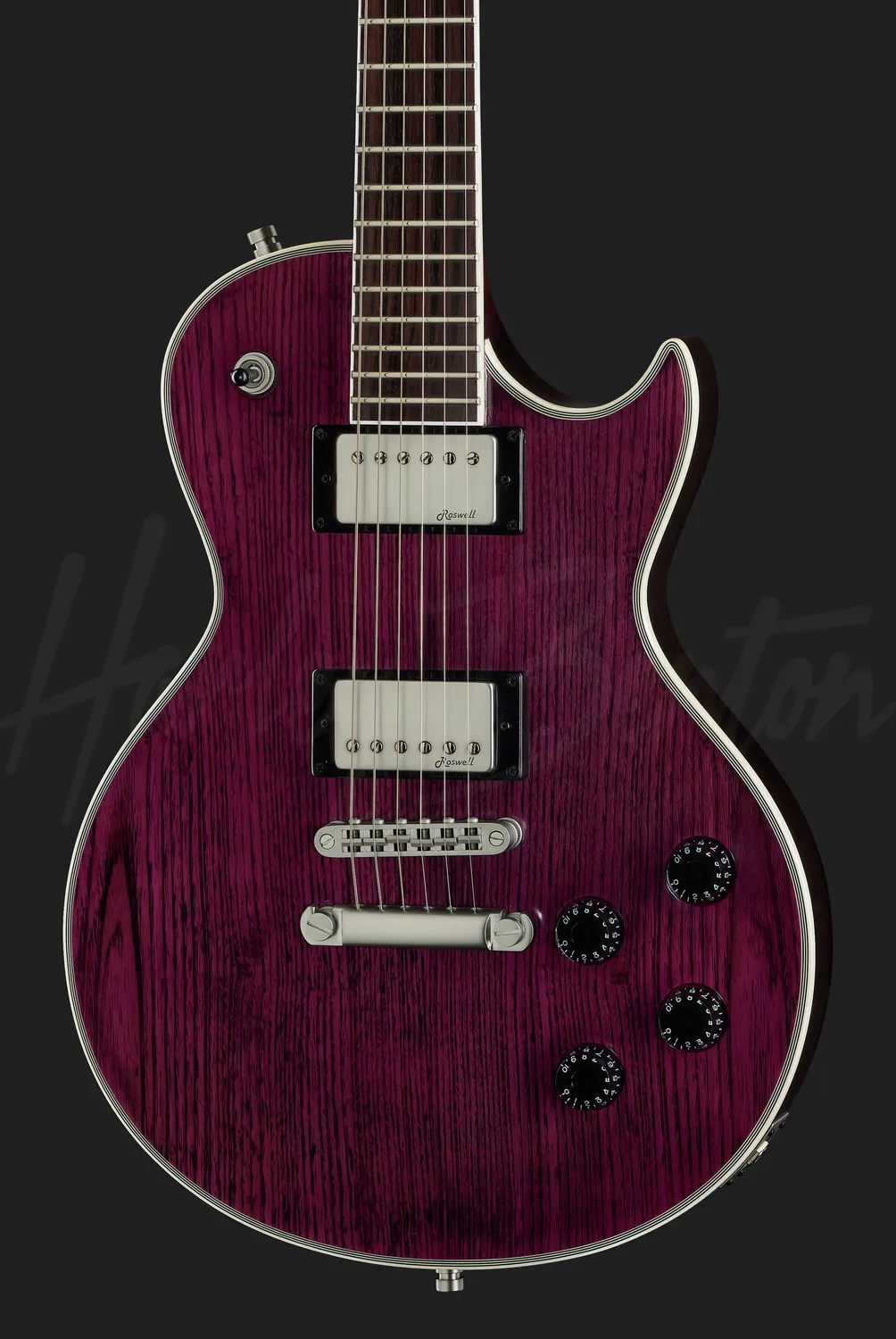 Harley Benton Agufish LTD Signature E-Gitarre Violet