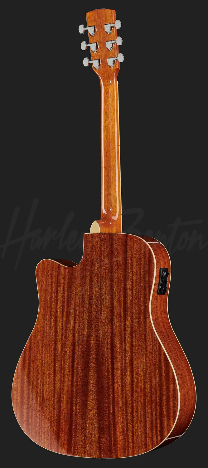 Harley Benton Custom CLD-60SMCE NT Westerngitarre Mahagoni