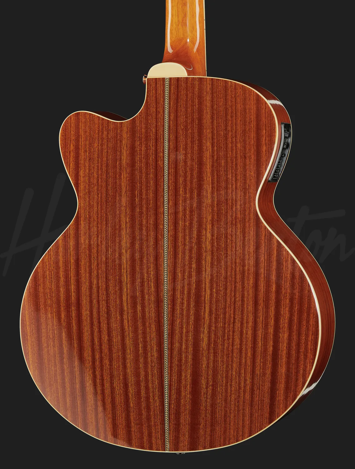 Harley Benton B-30 Natural Akustikbass Mahagoni
