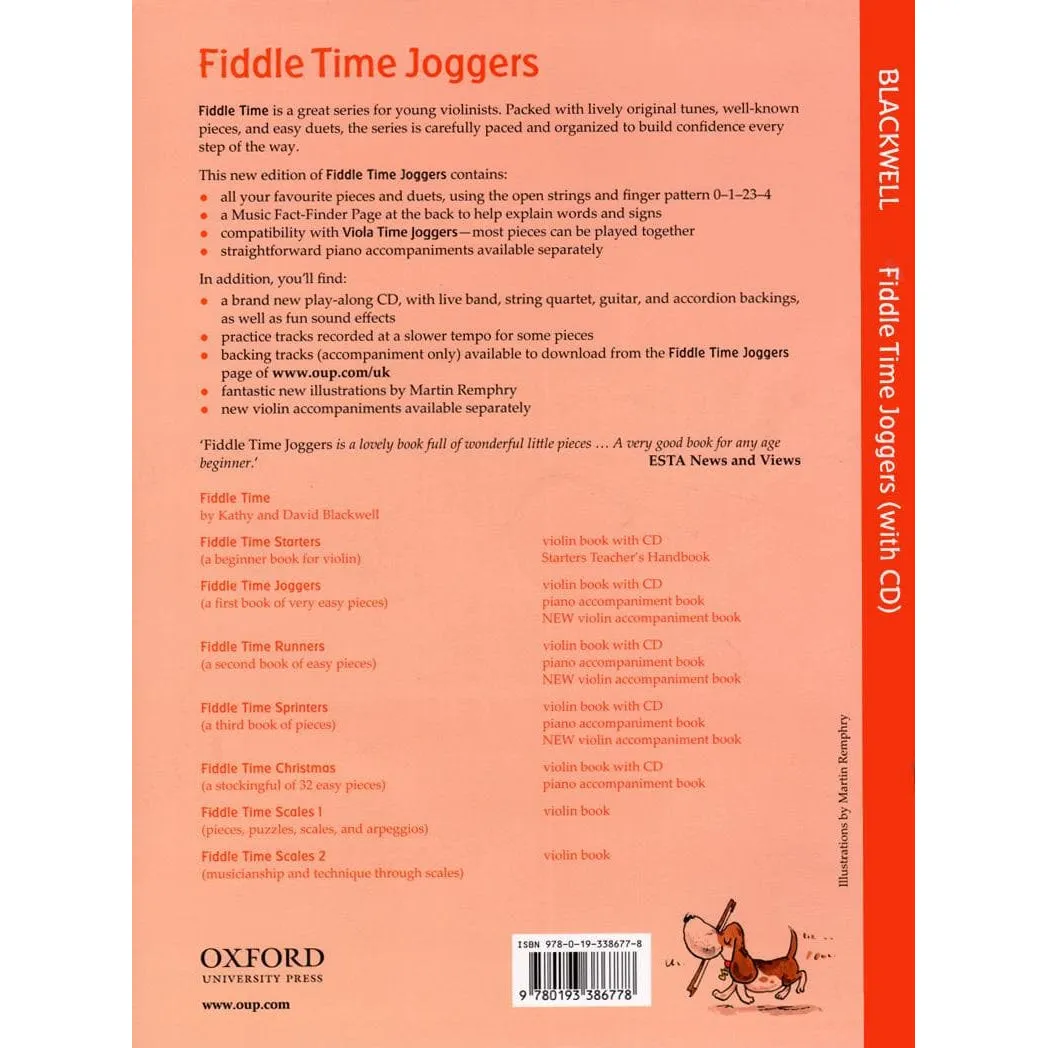 Oxford Fiddle Time Joggers Book 1 Geigen-Noten mit CD