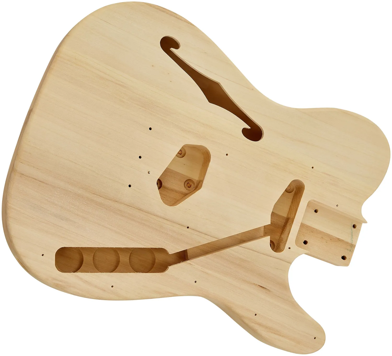 Harley Benton TL T-Style E-Gitarren-Bausatz Semi-Hollow
