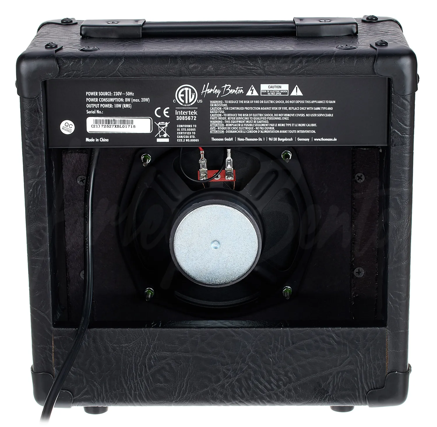 Harley Benton HB-10G Gitarrenverstärker 10 Watt 2-Kanal