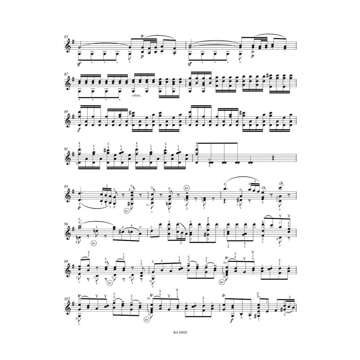 Shar Mozart Kleine Nachtmusik Violinsolo Kim Bärenreiter
