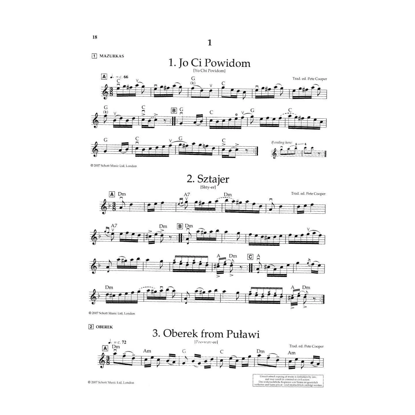 Shar 80 Eastern European Fiddle Tunes Notenheft mit CD