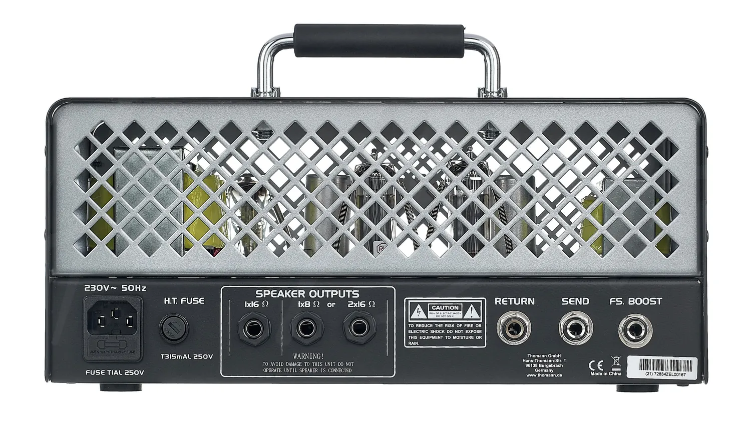 Harley Benton Mighty-15TH Röhrenverstärker Topteil 15 Watt