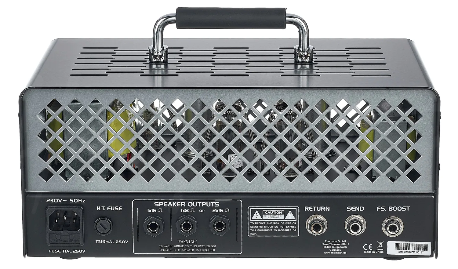 Harley Benton Mighty-15TH Röhrenverstärker Topteil 15 Watt