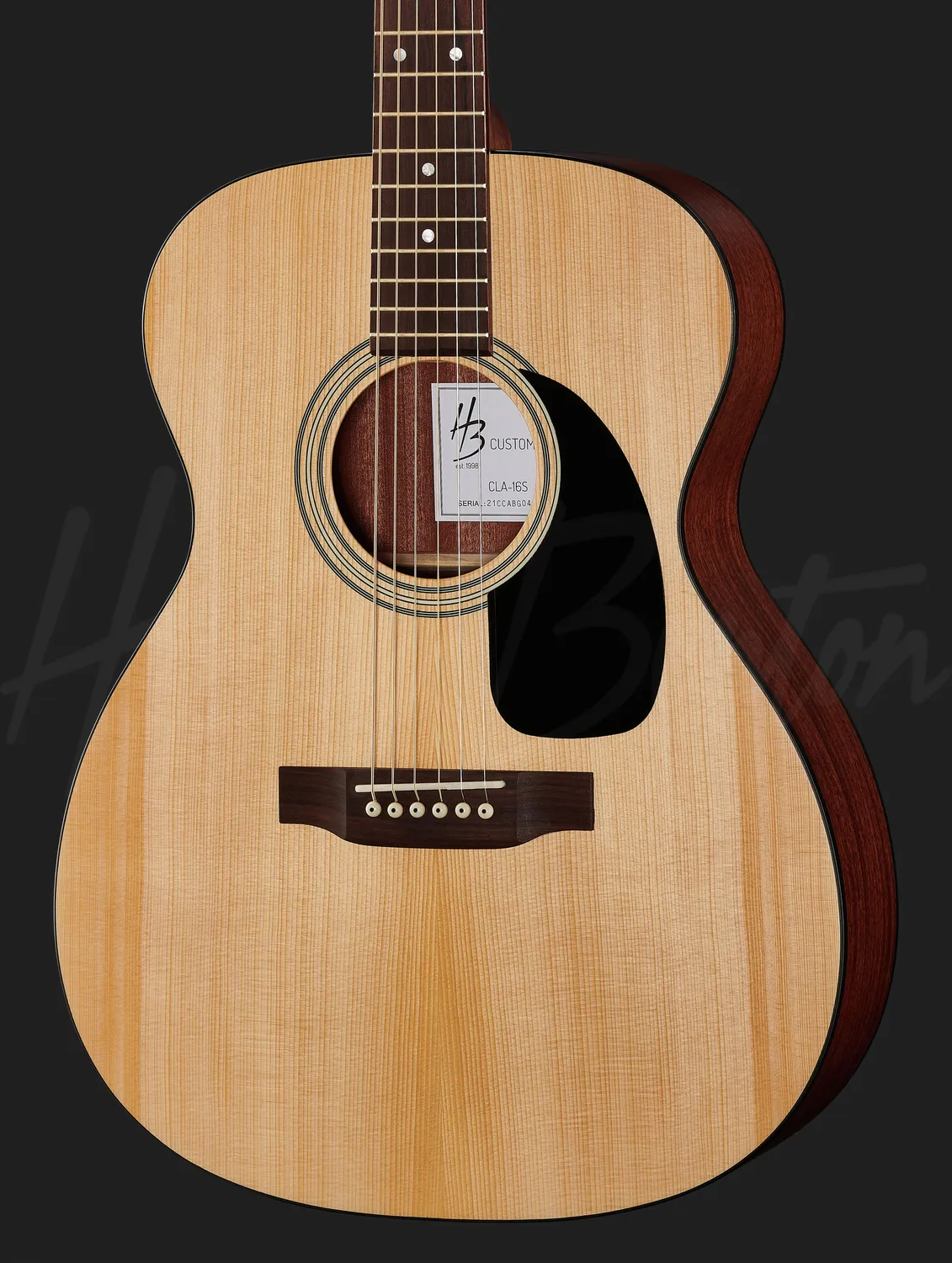 Harley Benton Custom Line CLA-16S Westerngitarre Fichte massiv