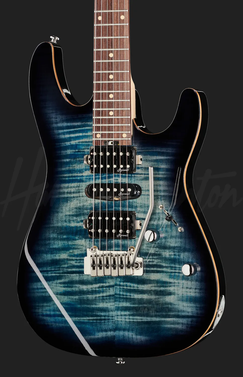 Harley Benton Progressive Fusion-III HSH E-Gitarre FBLB