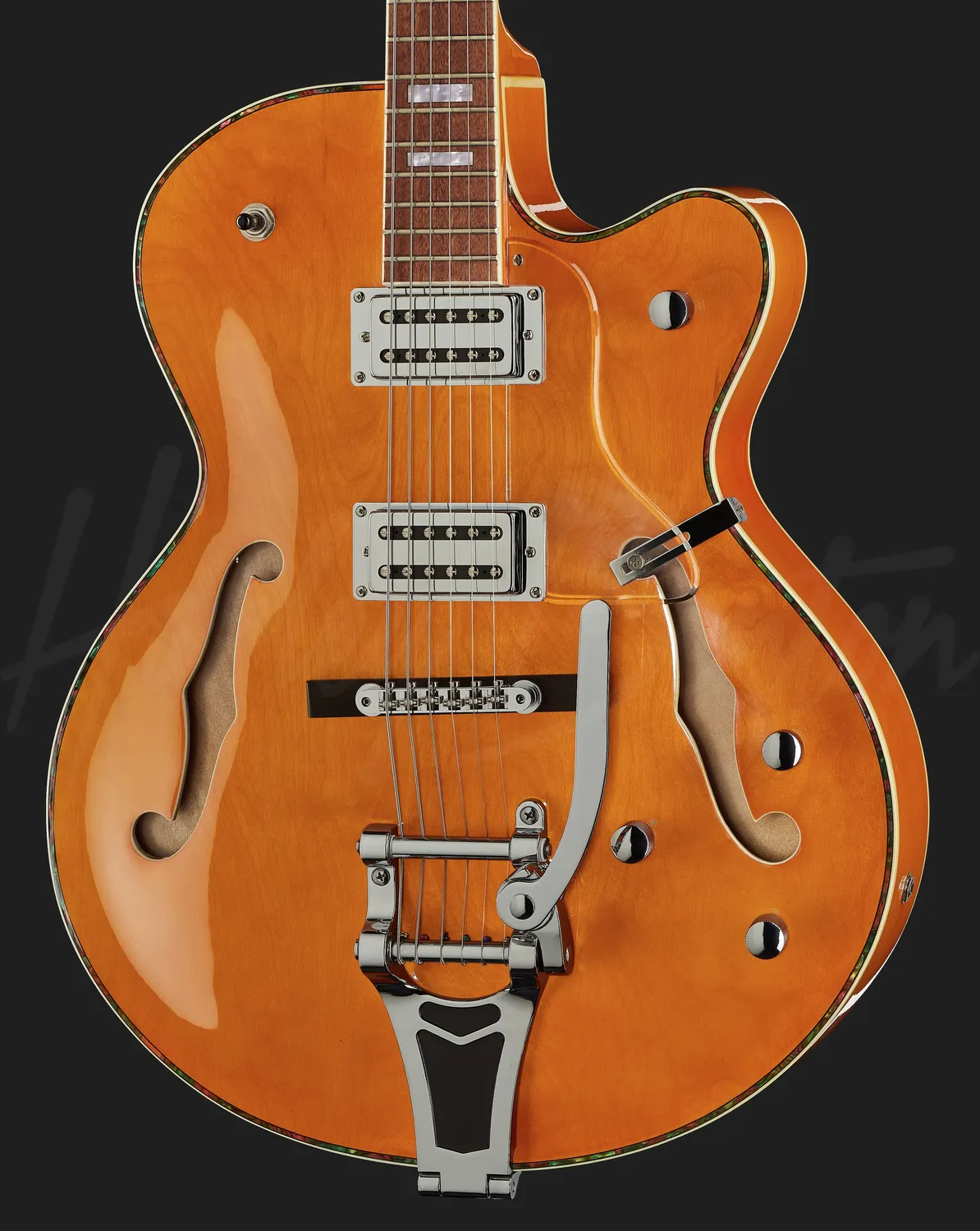 Harley Benton Vintage Big Tone Trem VO E-Gitarre Vintage Orange