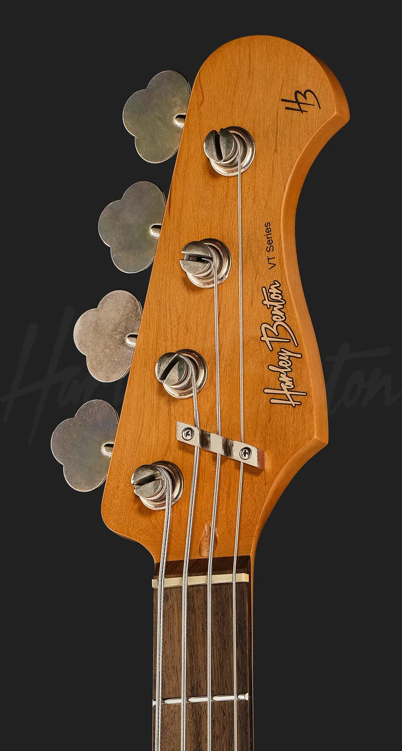 Harley Benton Vintage PB-62HA E-Bass Aged Olympic White