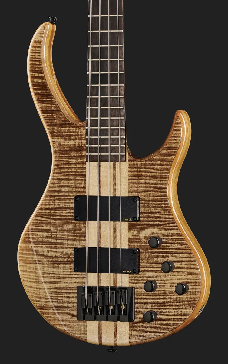Harley Benton BZ-4000 II NT E-Bass 4-saitig Natur Aktiv