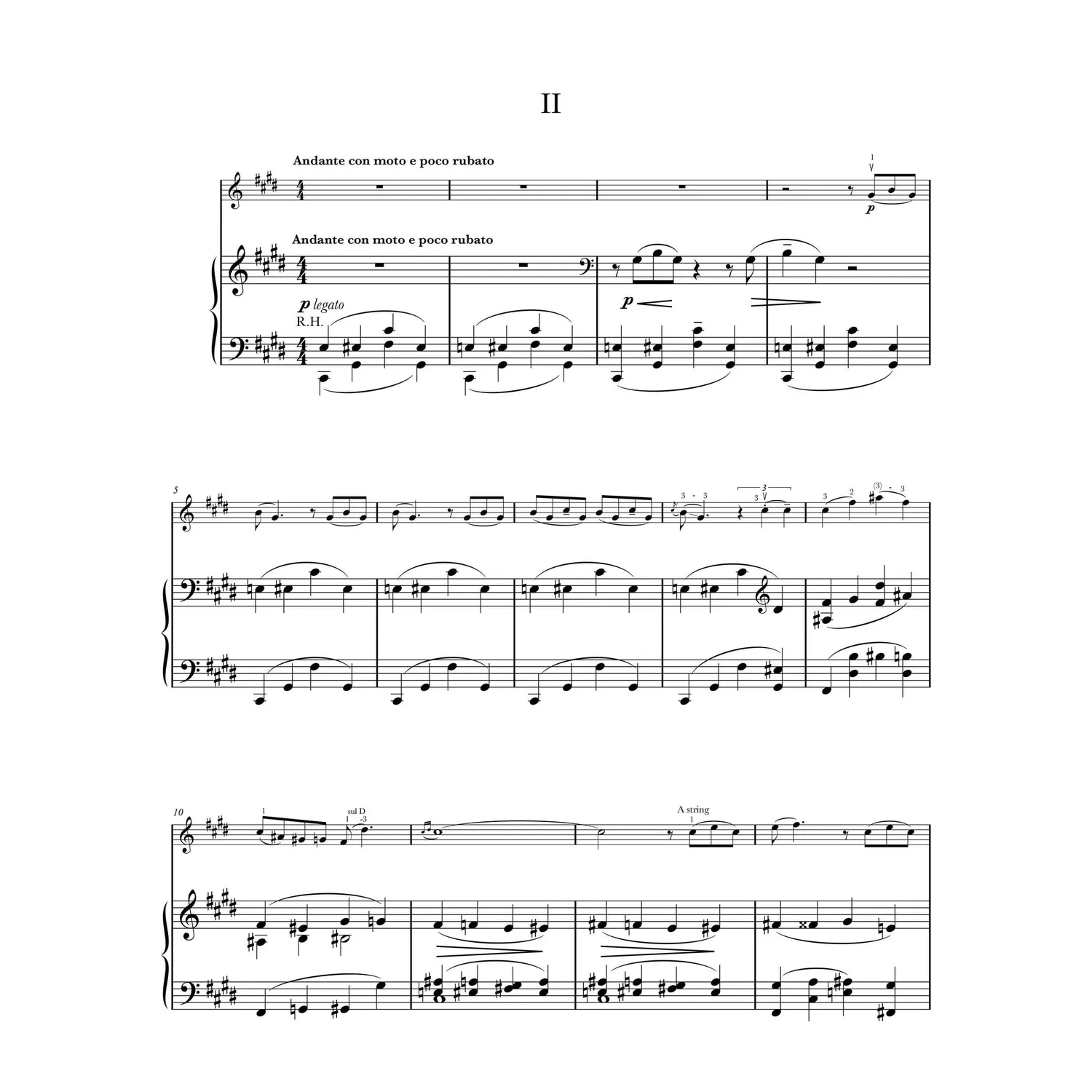 Shar Music Three Preludes Bratschennoten Download für Viola und Klavier