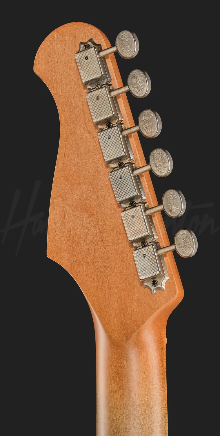 Harley Benton Aged ST-62LA E-Gitarre Schwarz Singlecoil