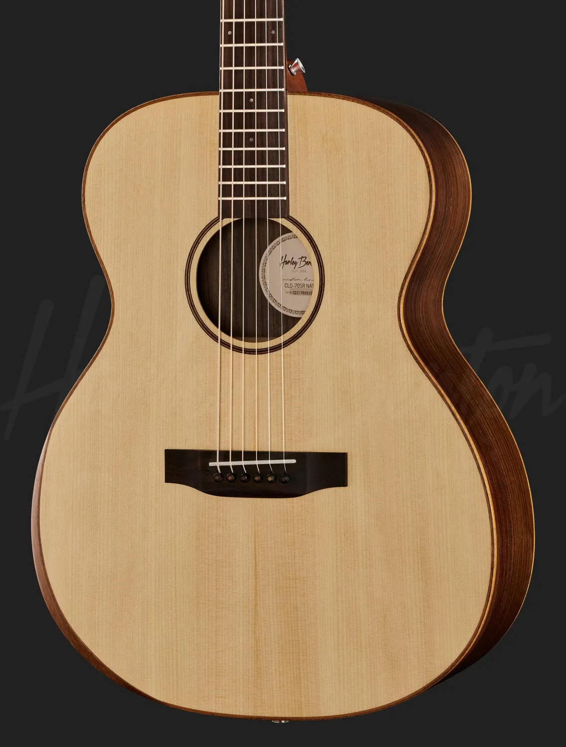Harley Benton CLO-70SR NAT Westerngitarre OM Fichte massiv