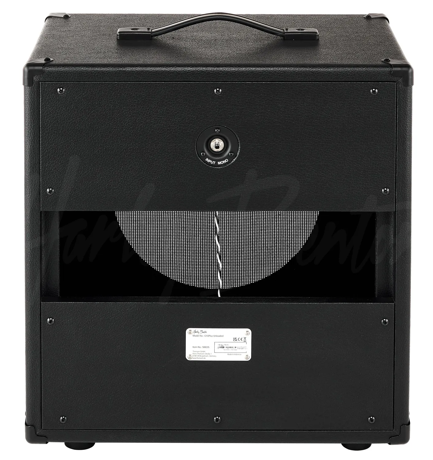 Harley Benton G112Plus Unloaded Gitarrenbox 1x12 leer