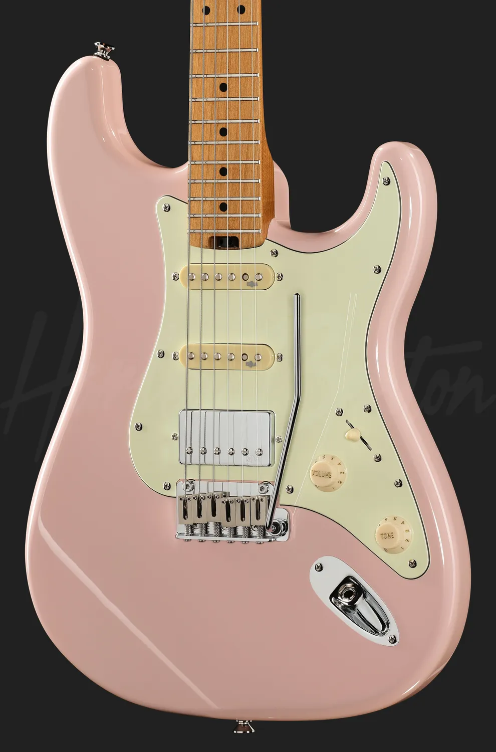 Harley Benton ST-Modern HSS MN E-Gitarre Shell Pink Coil-Split
