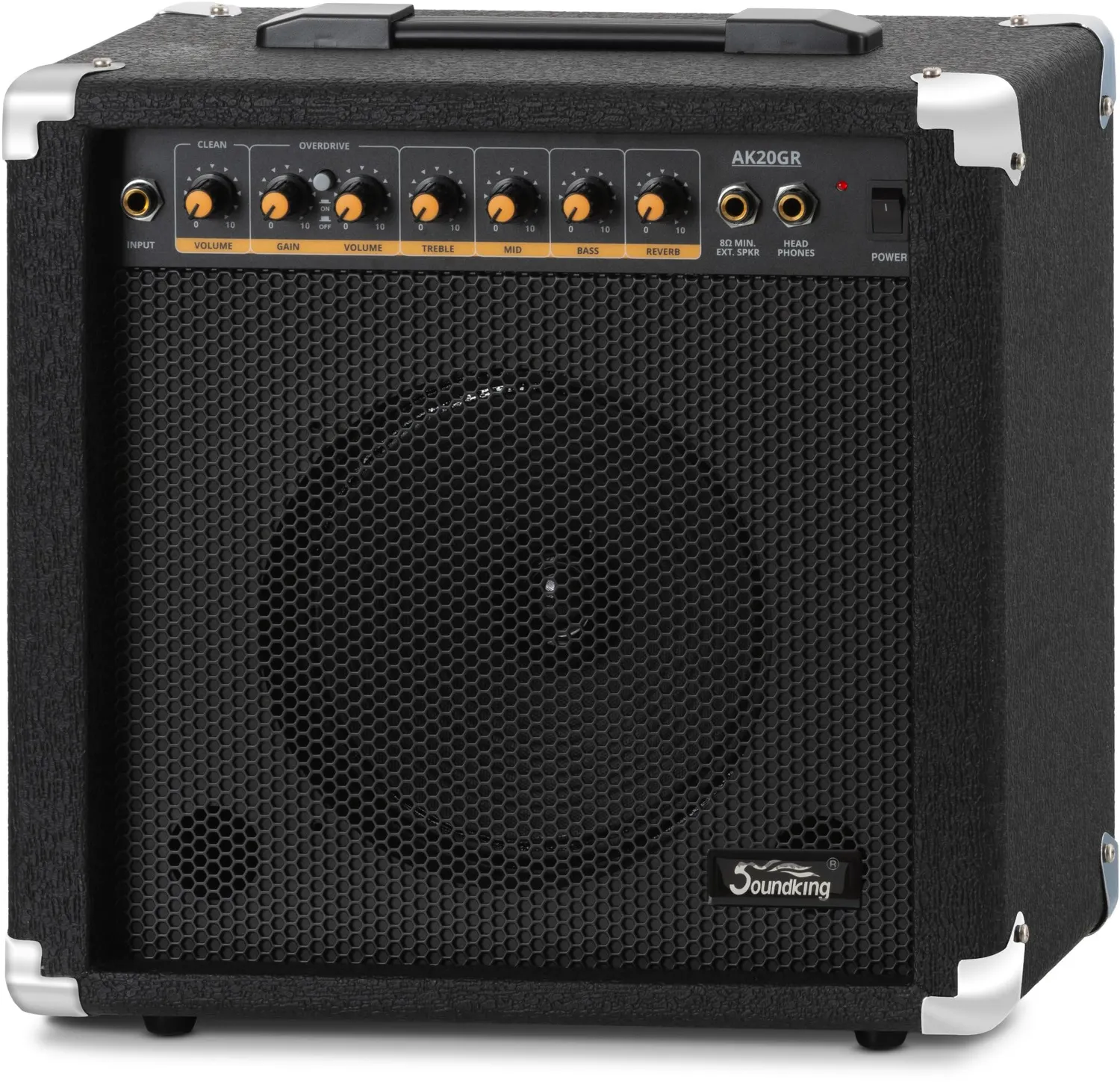 Rocktile Pro ST60-BK E-Gitarre Set All Black Mahagoni AK20GR