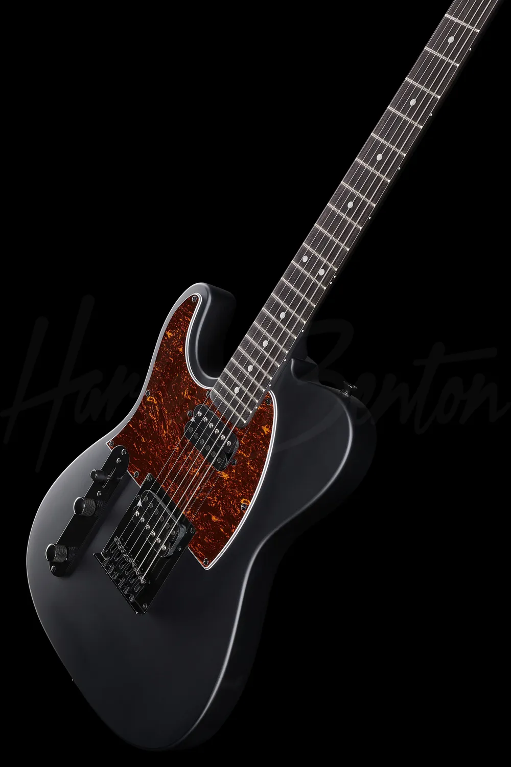 Harley Benton Student TE-20HH LH E-Gitarre Black Satin Humbucker