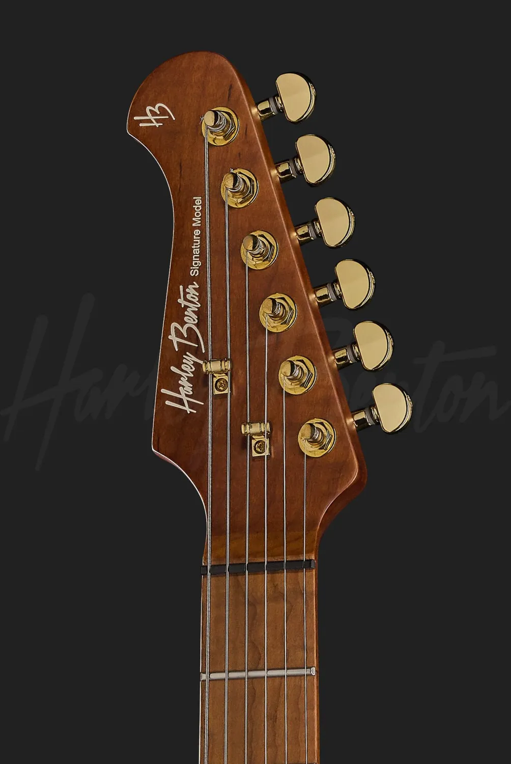 Harley Benton Progressive Fusion Signature E-Gitarre Walnut