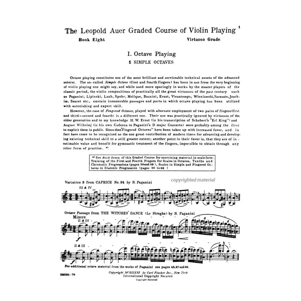 Auer Graded Course Buch 8 Violine Noten Fischer Virtuos