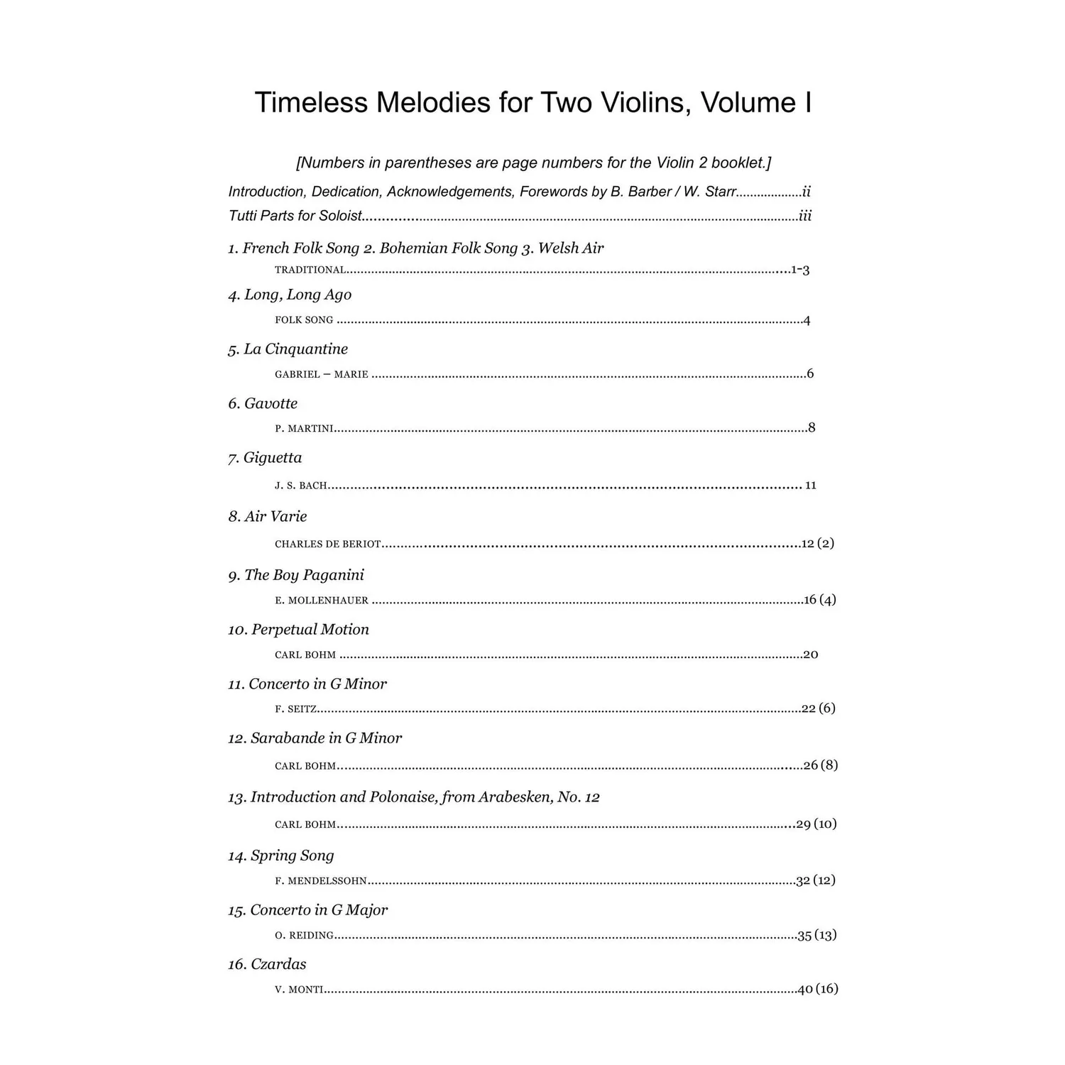 Shar Music Yasuda Timeless Melodies Noten 2 Violinen Download I