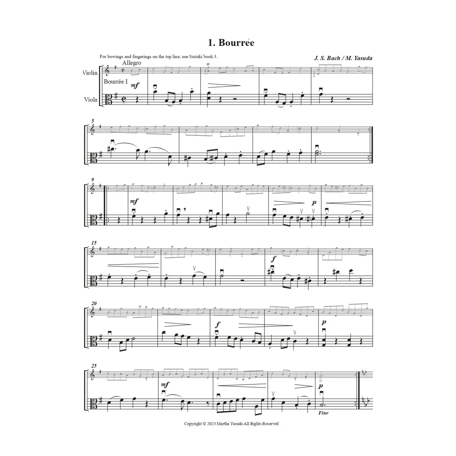 Martha Yasuda Harmonious Melodies Trio Noten Download