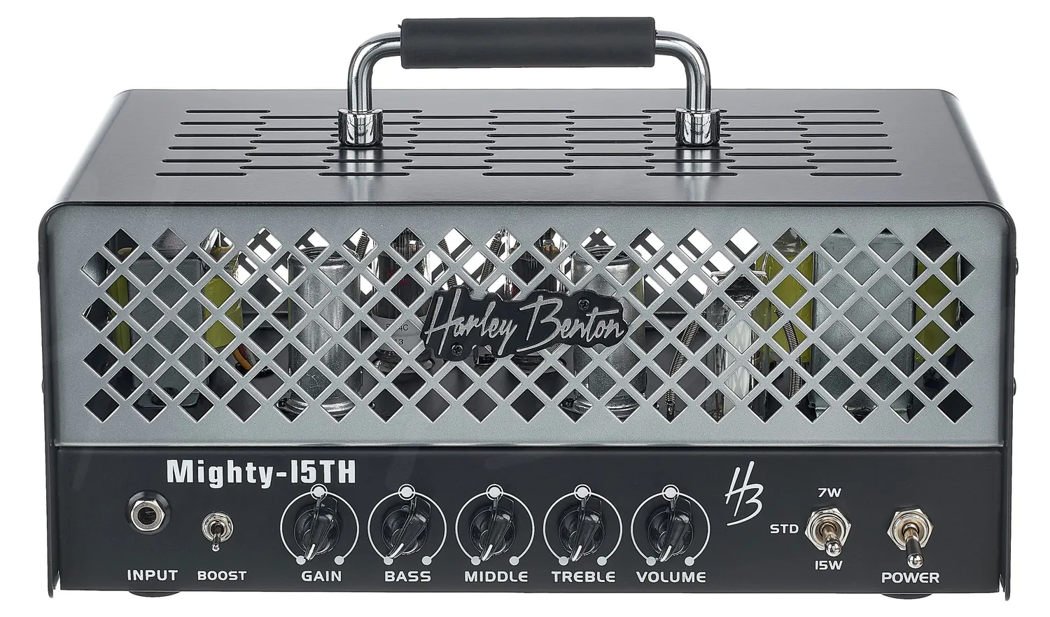 Harley Benton Mighty-15TH Röhrenverstärker Topteil 15 Watt