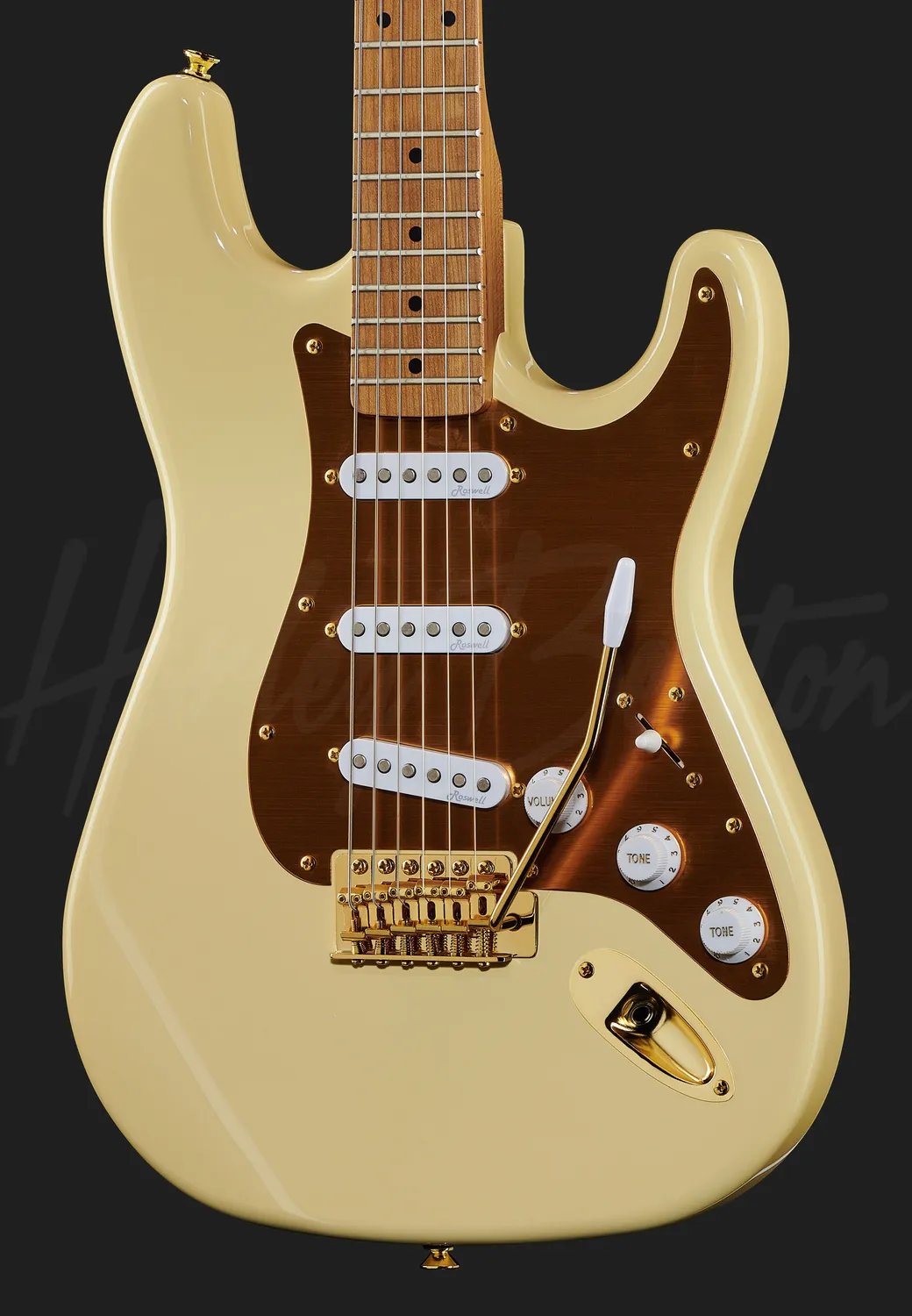 Harley Benton Classic ST-62DLX VW E-Gitarre Vintage White