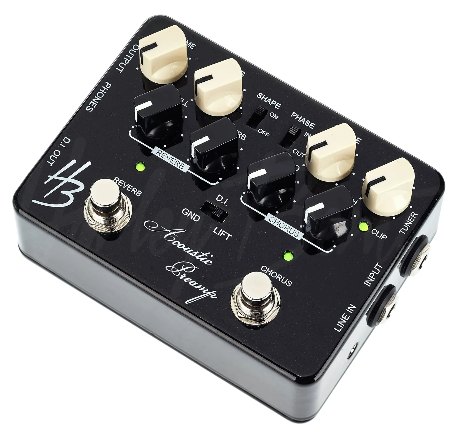 Harley Benton Custom Line Acoustic Preamp Pedal mit DI