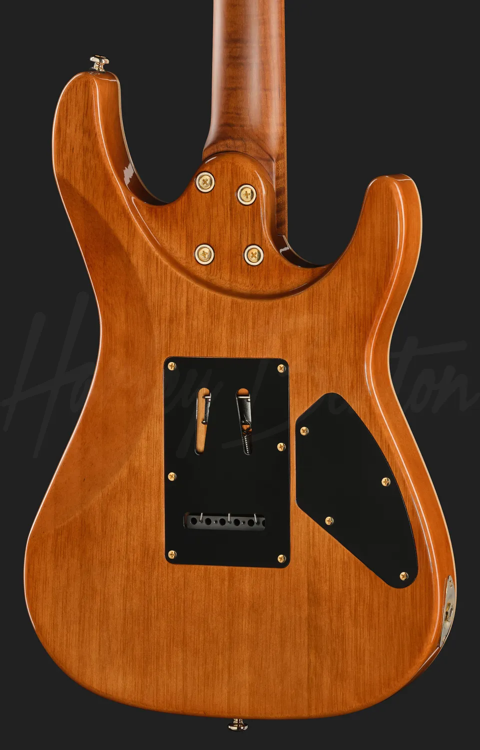 Harley Benton Progressive Fusion-IV HSH LH MN E-Gitarre Flame Bengal Burst