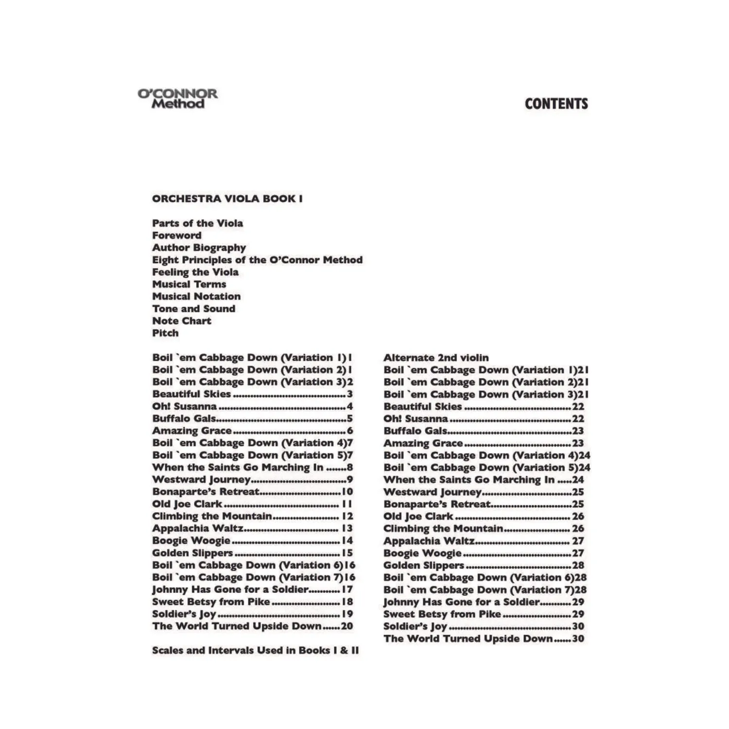 O'Connor Method for Orchestra Book I Bratschenoten Download