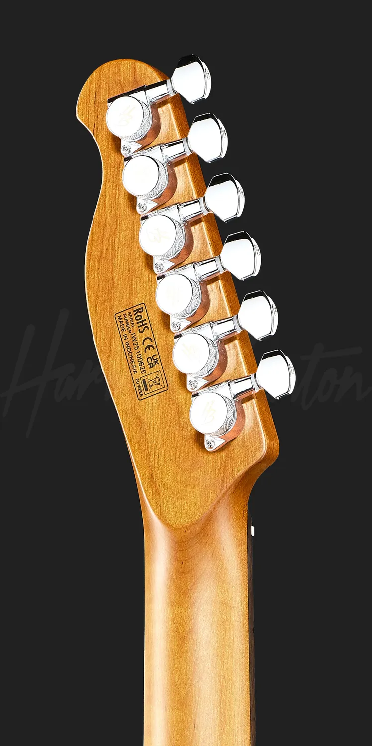 Harley Benton Progressive Fusion-T II HH RW OTC E-Gitarre Turquoise