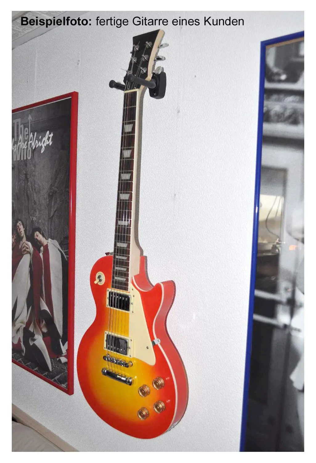 Rocktile Single Cut E-Gitarren-Bausatz Mahagoni Humbucker