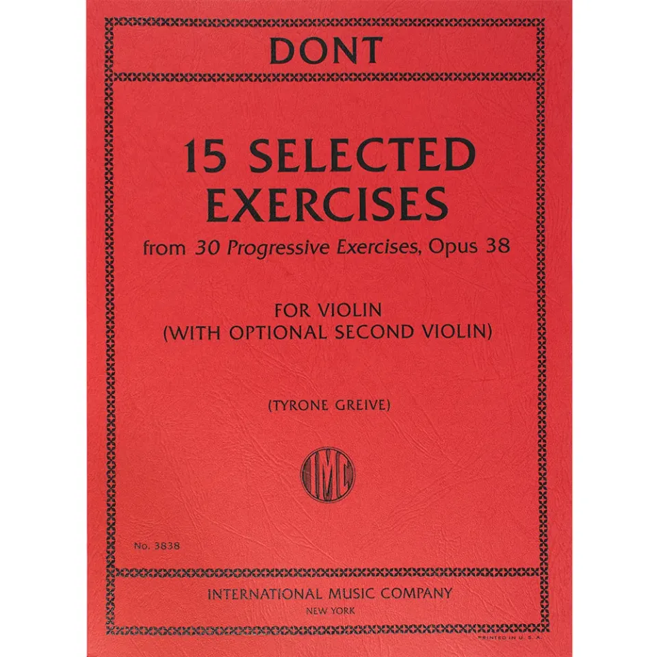 Shar Music Dont 15 Exercises Op.38 Violinennoten Duo