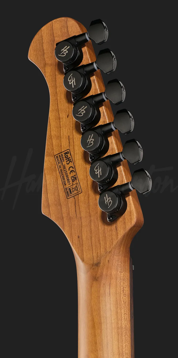 Harley Benton Fusion-IV HSS RW E-Gitarre White Metallic
