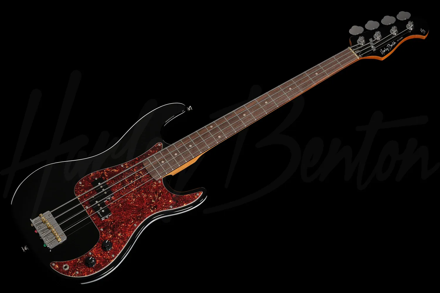 Harley Benton Vintage PB-62CC BK E-Bass Schwarz