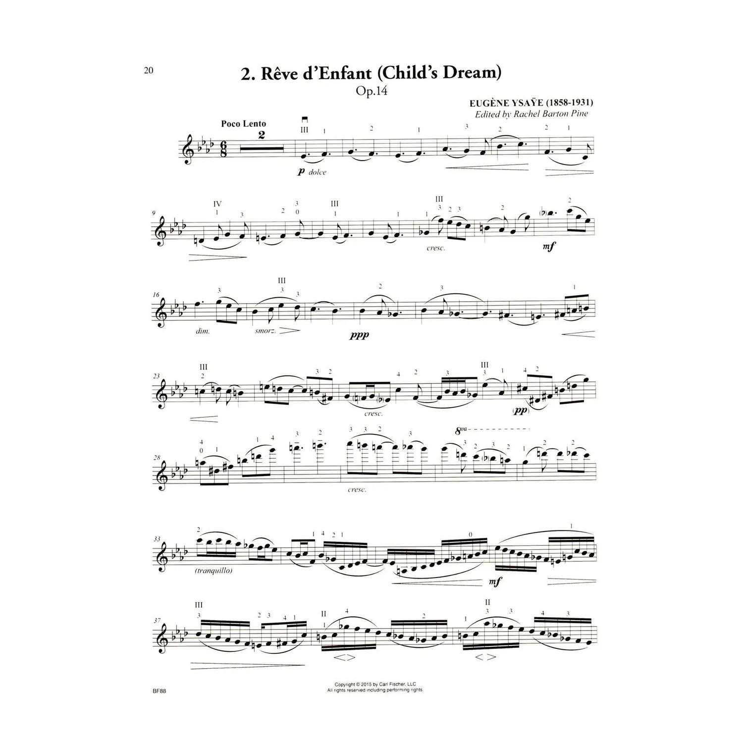 Shar Music Violin Lullabies 27 Stücke Noten Violine Klavier