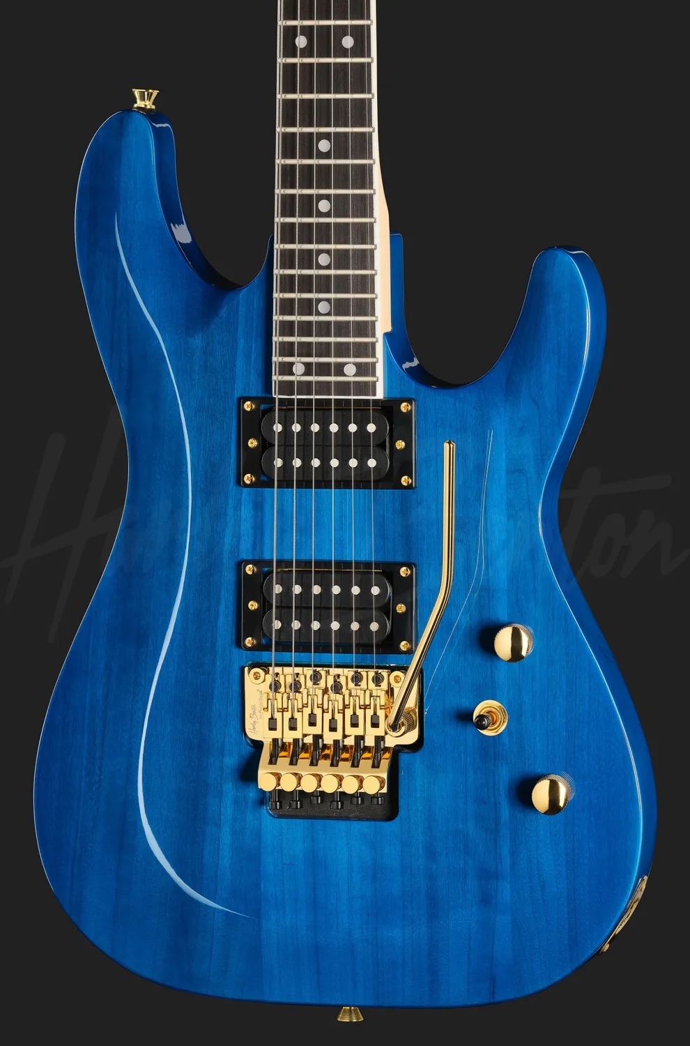 Harley Benton S-620 E-Gitarre Transparent Red Floyd Rose