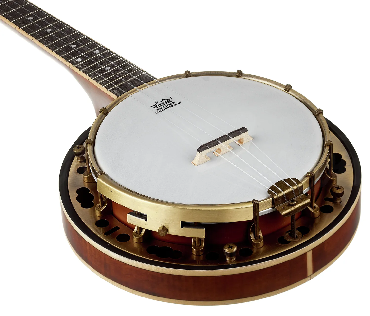 Harley Benton Bluegrass BJU-15 Banjo-Ukulele Nylon lautstark