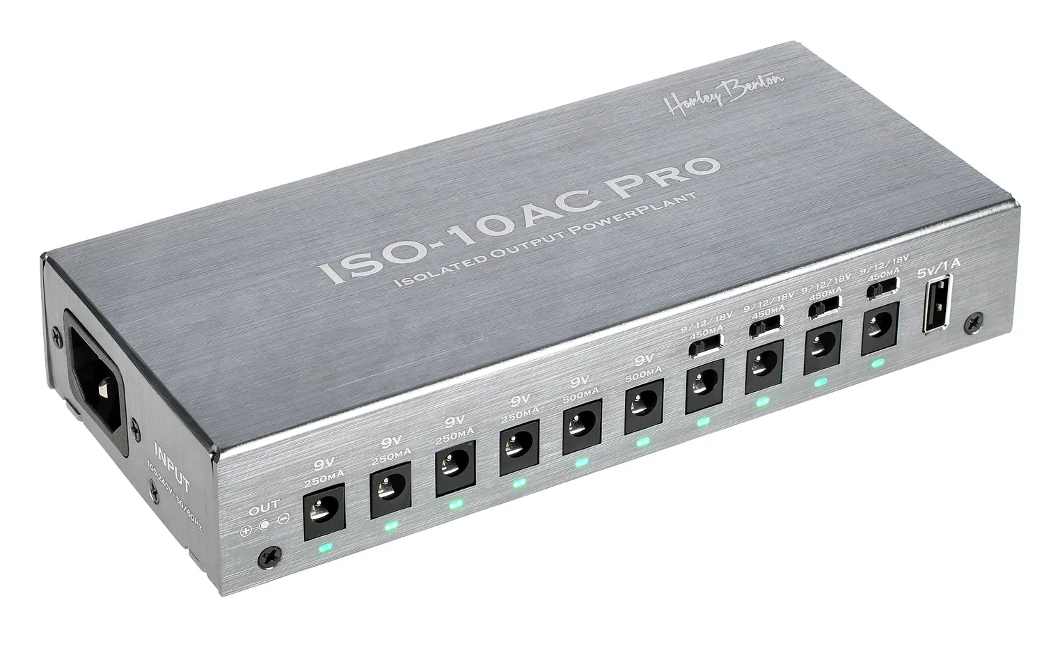 Harley Benton PowerPlant ISO-10AC Pro Netzteil 10-fach isoliert