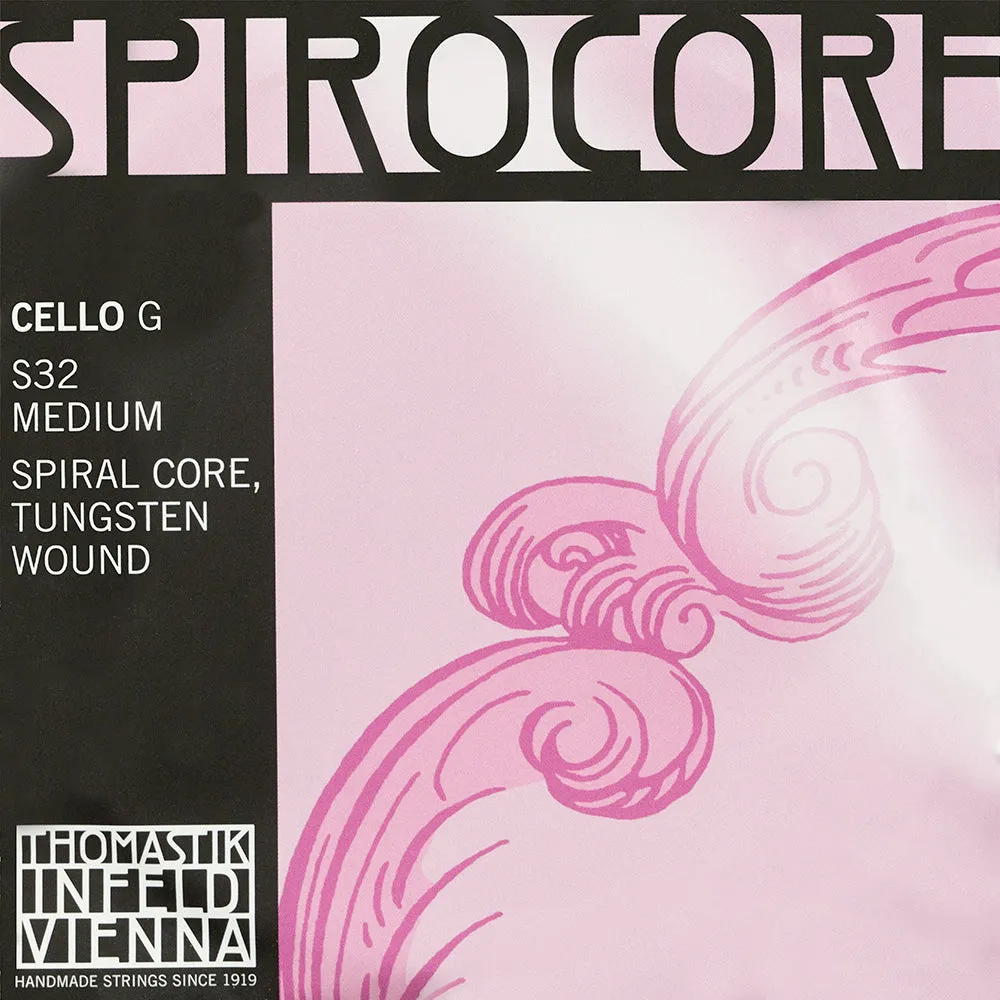 Thomastik Spirocore Cello G-Saite 4/4 Silber Mittel
