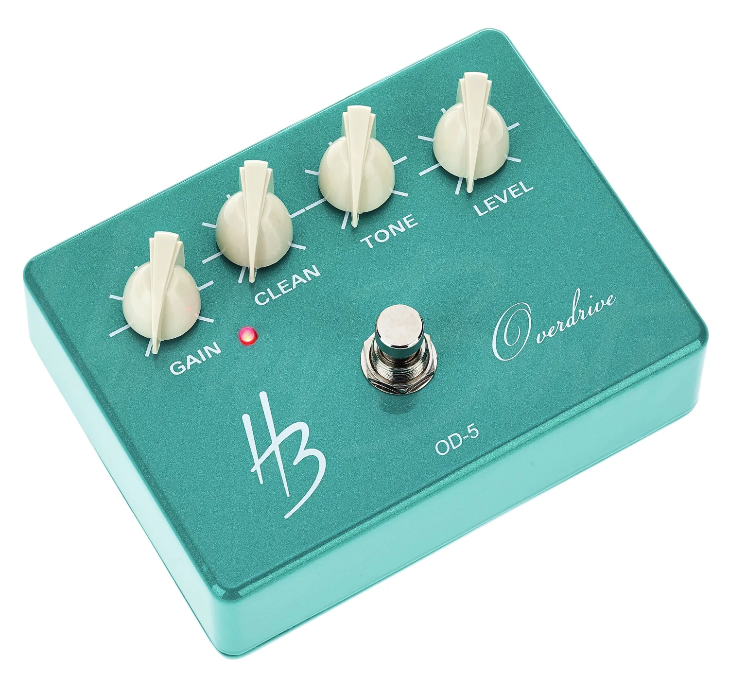 Harley Benton Custom Line OD-5 Overdrive Effektpedal Gitarre Clean-Mix
