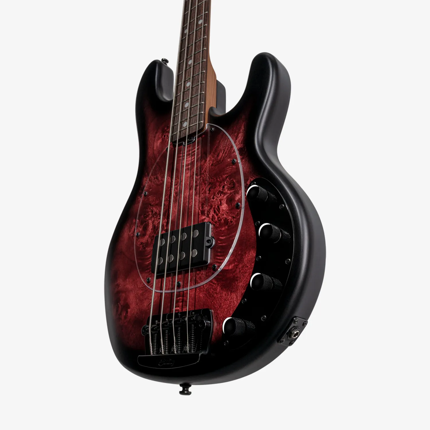 Sterling RAY34 StingRay E-Bass Scarlet Burst 4-saitig