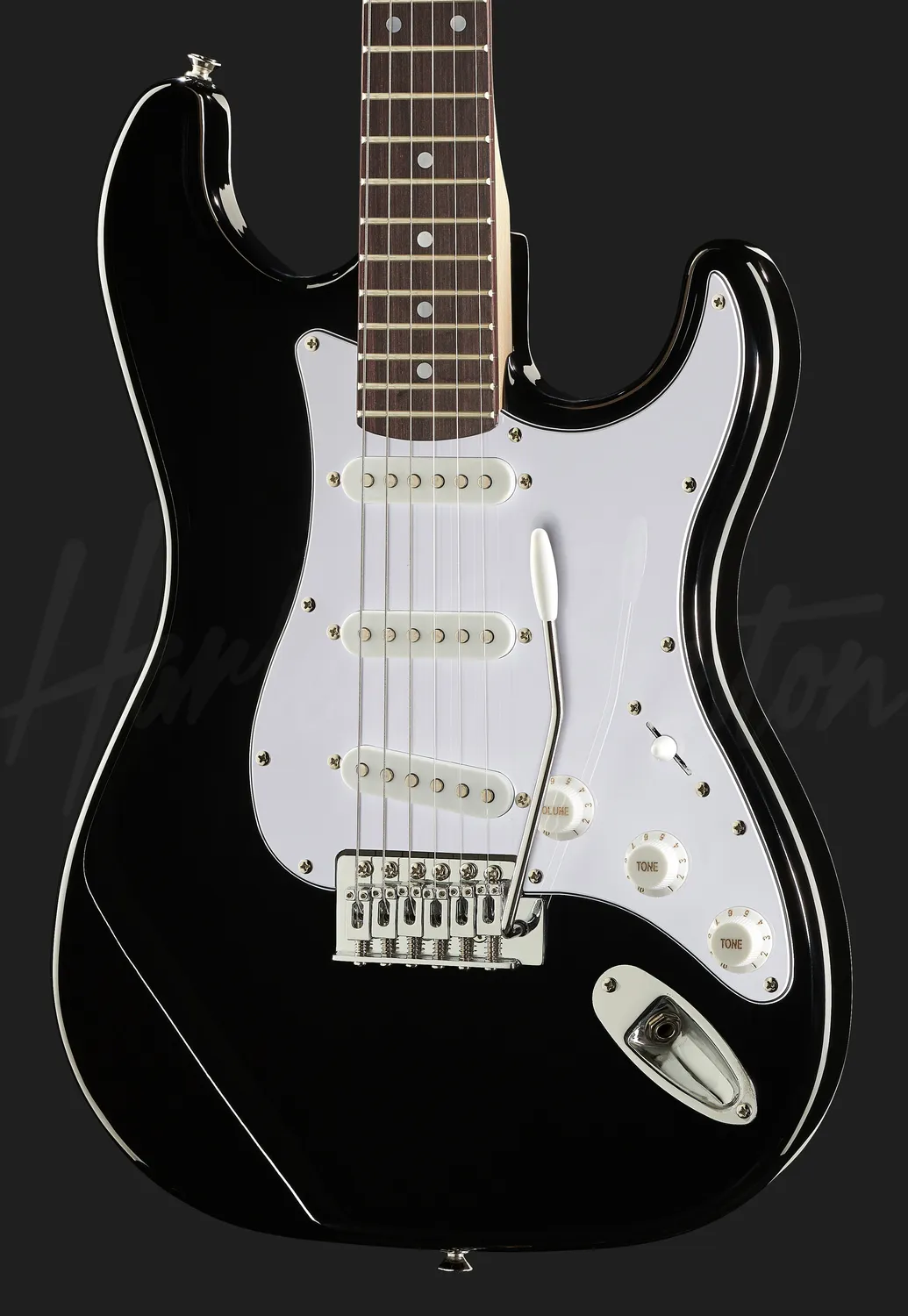 Harley Benton ST-20 BK E-Gitarre Schwarz 3 Singlecoils