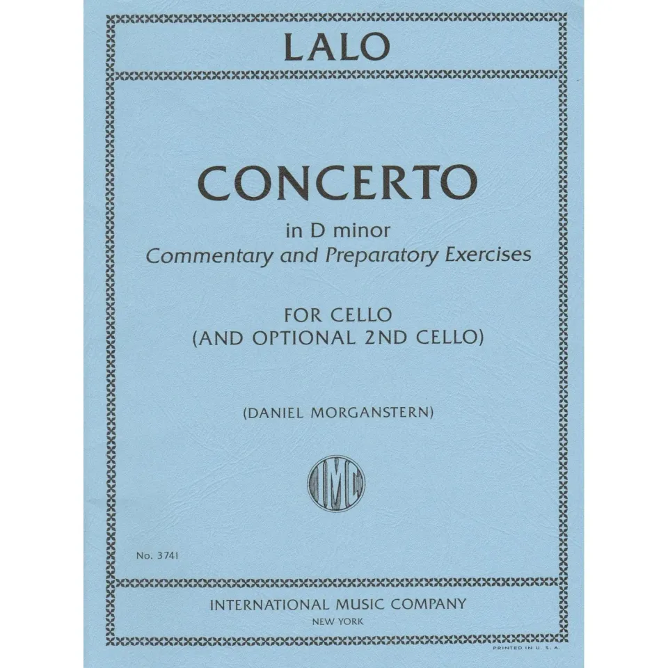 International Lalo Konzert d-Moll Cello-Noten Solo