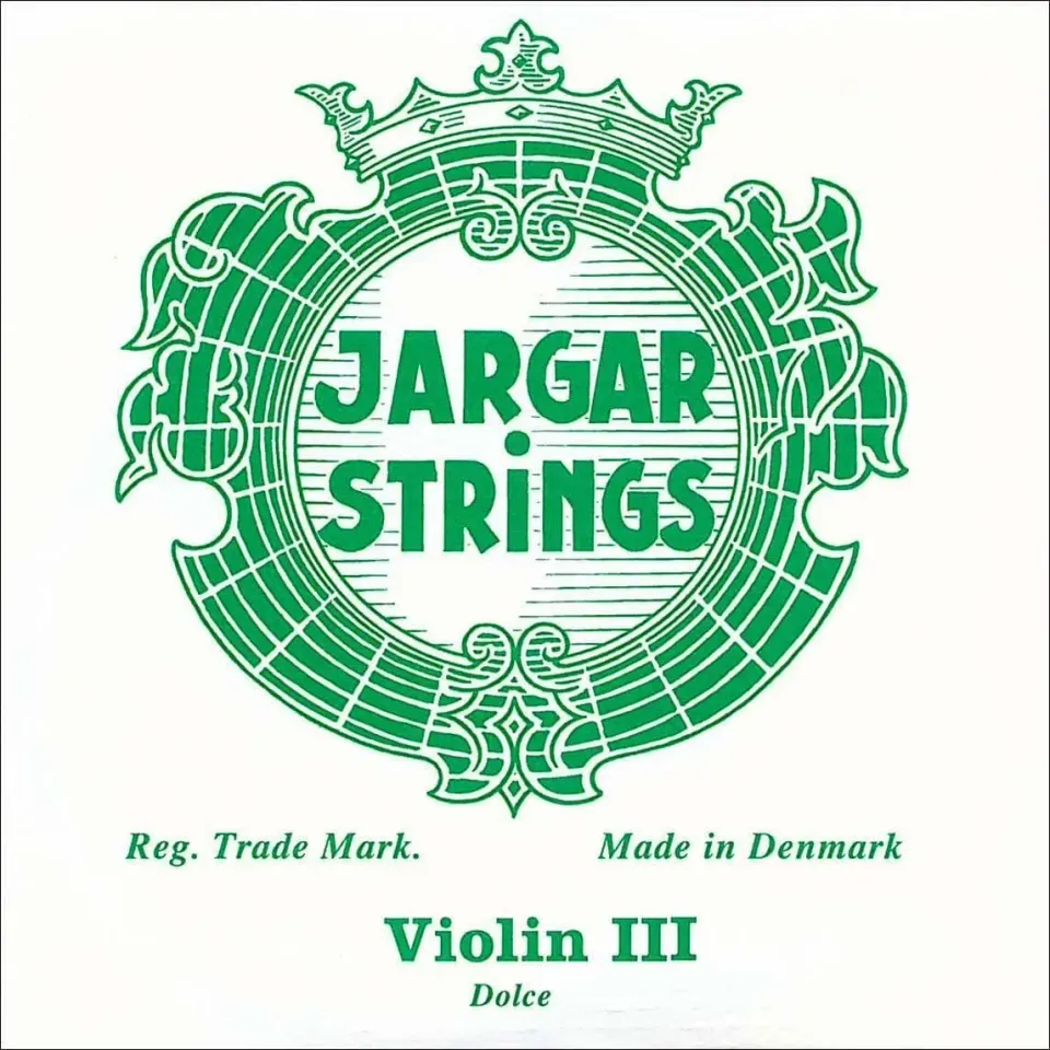 Jargar Violin D-Saite 4/4 Medium Chromstahl warm