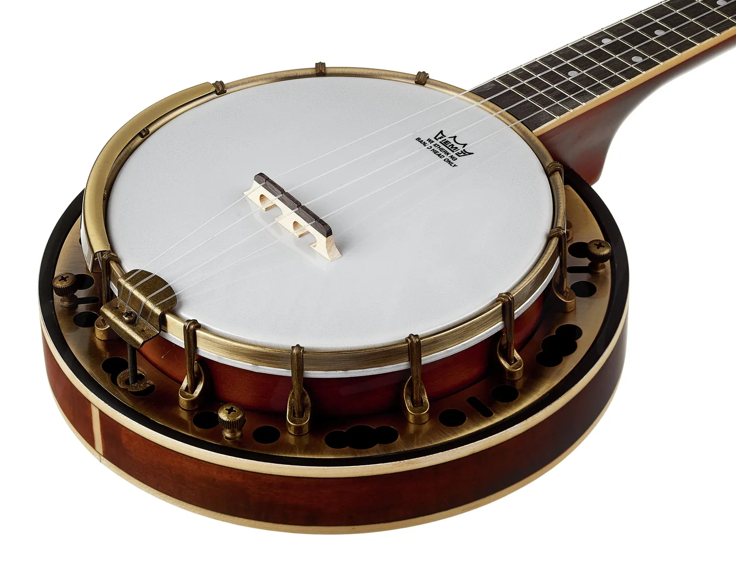Harley Benton Bluegrass BJU-15 Banjo-Ukulele Nylon lautstark